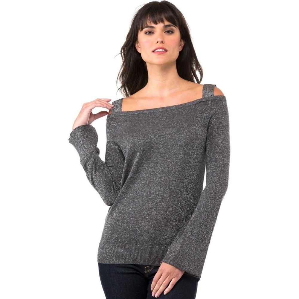 MICHAEL KORS WOMEN'S OFF THE SHOULDER SWEATER